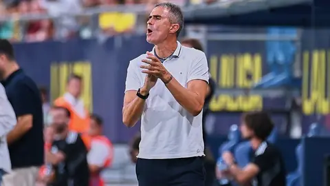 Gaizka Garitano en el C&aacute;diz CF - CD Mirand&eacute;s | Salvador L&oacute;pez Medina para El MIRA