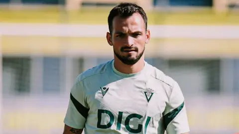 Iuri Tabatadze durante una sesi&oacute;n de entrenamiento con el C&aacute;diz CF | CCF