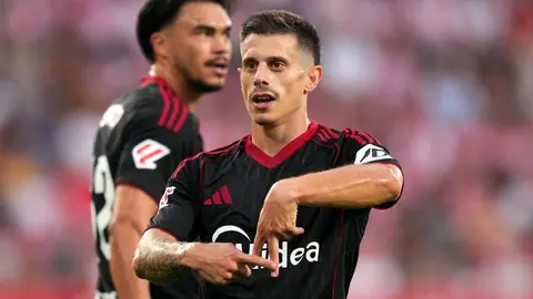 Alfon Gonzalez en el Girona vs Sevilla FC | ALEX CAPARROS GETTY IMAGES EUROPE Getty Images via AFP