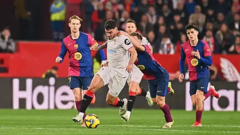 Isaac Romero en el Sevilla FC - FC Barcelona | Salvador L&oacute;pez Medina para El MIRA