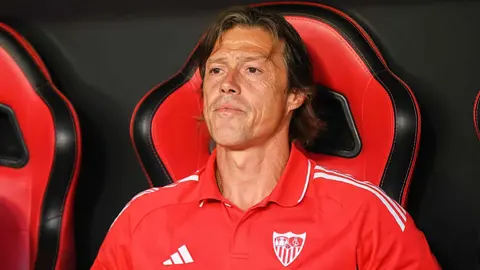 Mat&iacute;as Almeyda en un partido del Sevilla FC | Salvador L&oacute;pez Medina para El MIRA