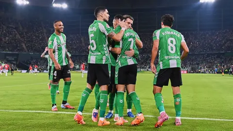 Los jugadores del Real Betis celebran un gol | Salvador L&oacute;pez Medina