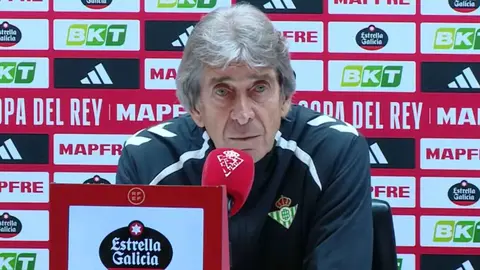 Manuel Pellegrini en la rueda de prensa posterior al Real Murcia - Real Betis | Real Betis TV