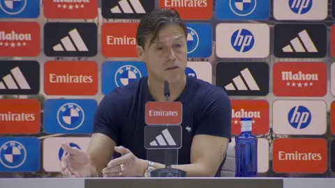 Mat&iacute;as Almeyda en la rueda de prensa tras el Real Madrid - Sevilla FC | LaLiga