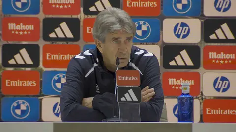 Manuel Pellegrini en la rueda de prensa post al Real Madrid - Real Betis | LaLiga
