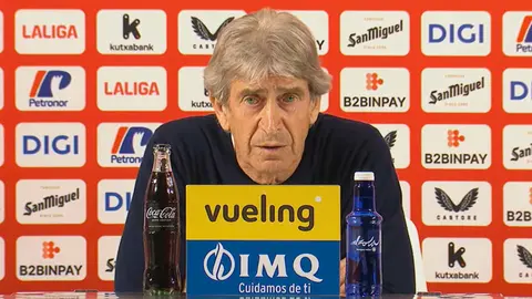 Manuel Pellegrini, tras la derrota del Real Betis: "Los jueves pasan factura los domingos y hoy se demostró"