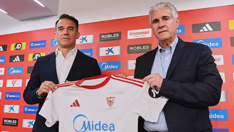 Luis García Plaza, su contrato y su objetivo en el Sevilla FC: "Creo que lo vamos a sacar, sino no estaría aquí"