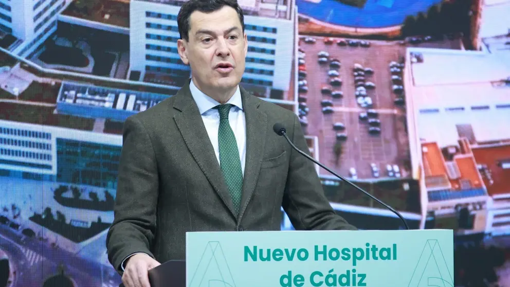 Juanma Moreno ha presentado el proyecto del nuevo hospital | Cristo Garc&iacute;a
