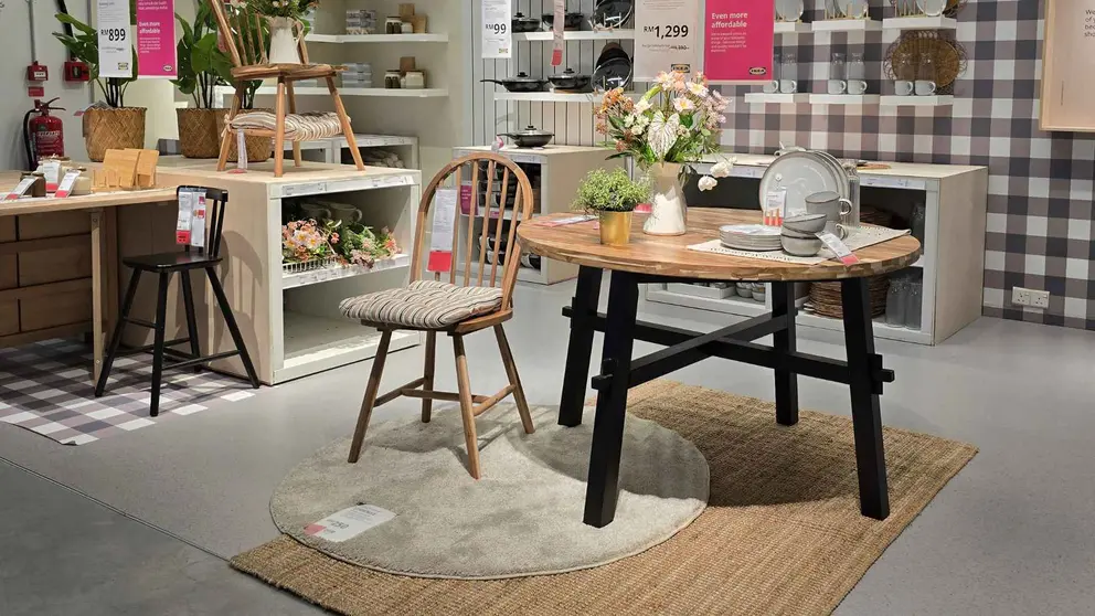 Interior de una tienda de Ikea