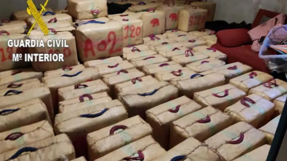 Imagen de una intervenci&oacute;n de droga en Andaluc&iacute;a