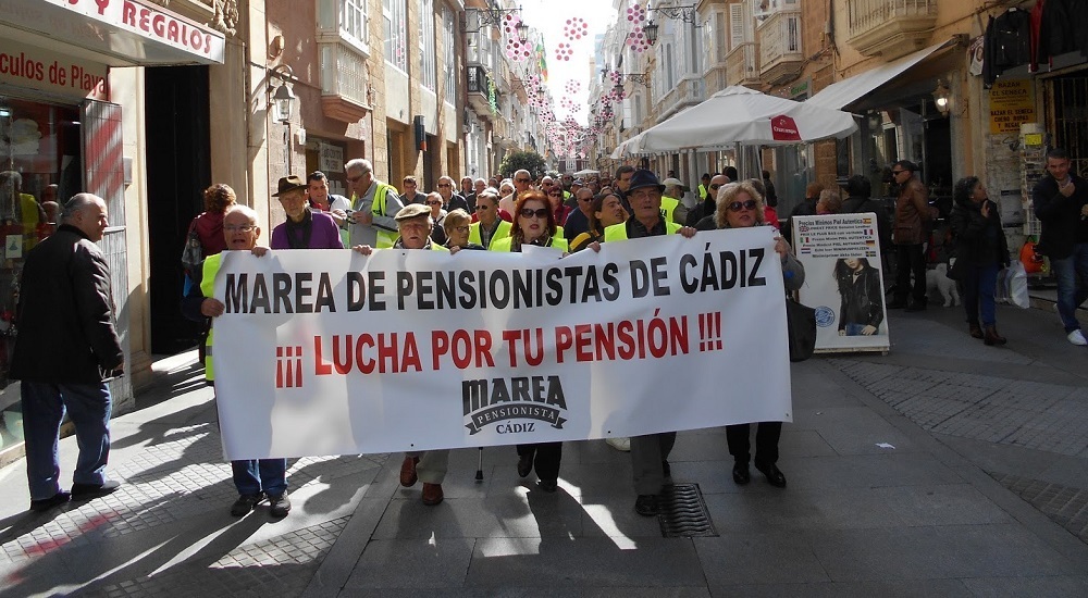 Manifestación de pensionistas en Cádiz | Archivo