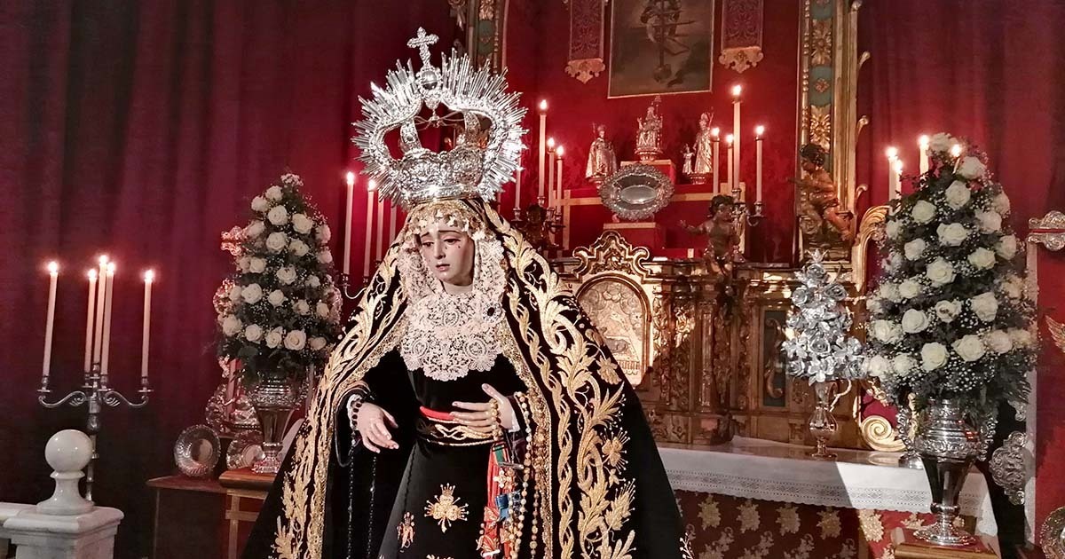 Besamanos a Nuestra Señora de Loreto en su Soledad