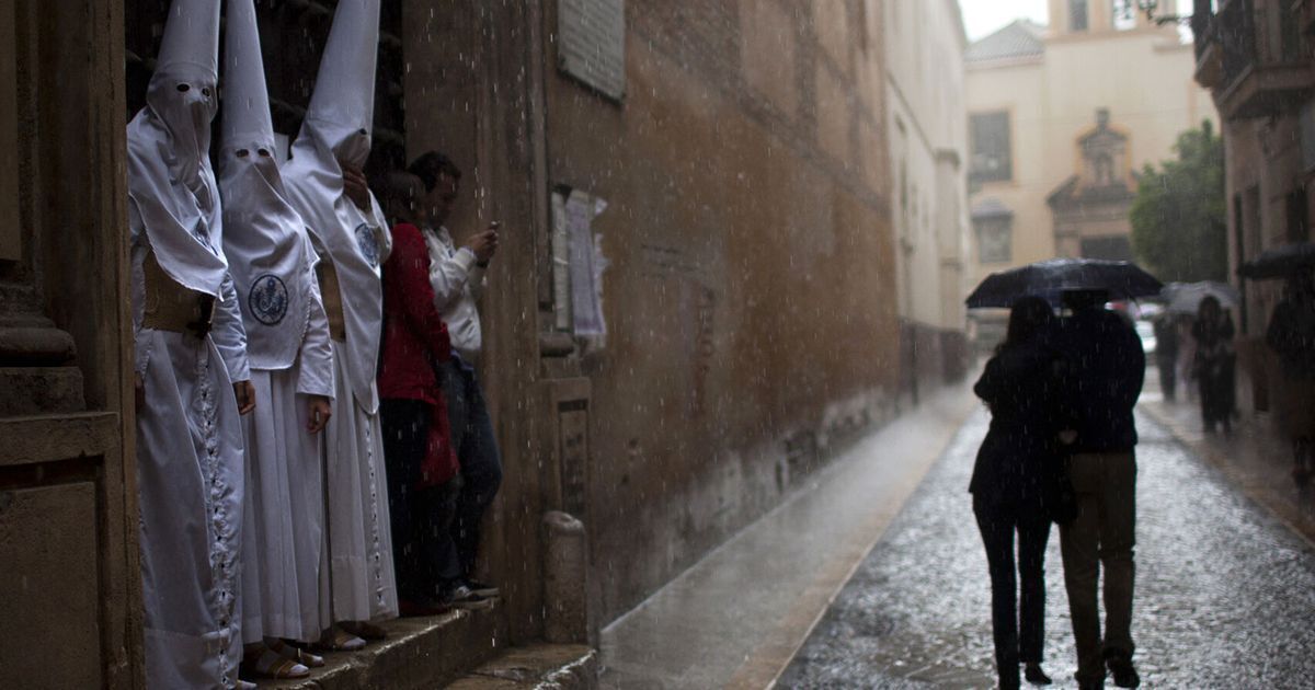 Lluvia en Semana Santa