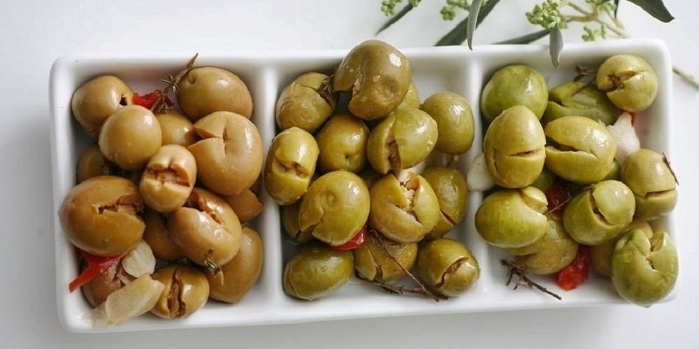 Aceitunas listas para consumir
