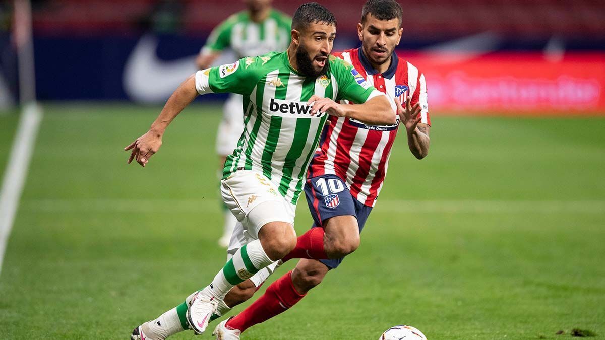 Fekir durante el Atlético de Madrid - Real Betis
