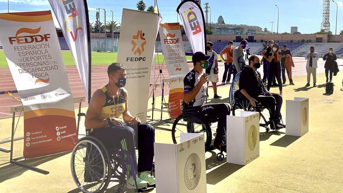 Francisco Zuasti subcampeón de España atletismo en silla de ruedas