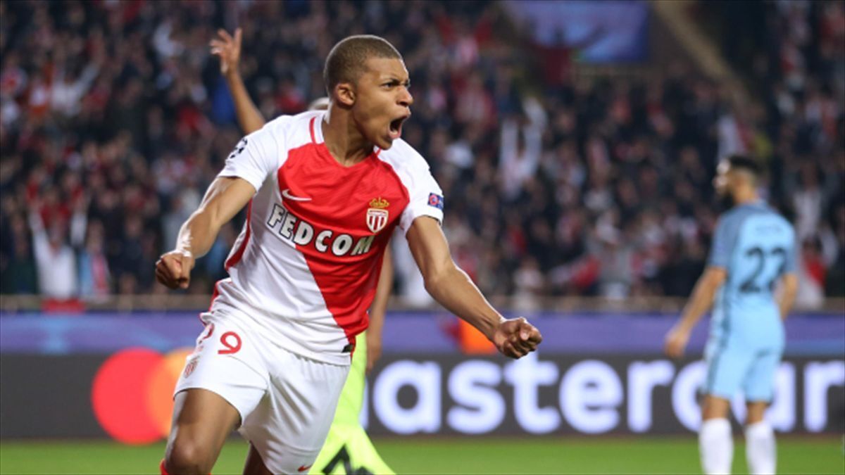 Kylian Mbappé debut Champions
