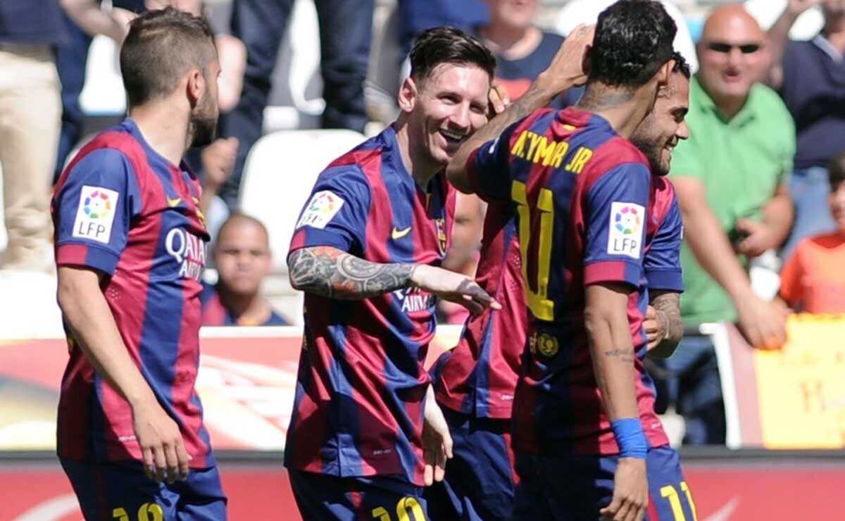 Uno de los goles de Messi en el Córdoba 0-8 FC Barcelona