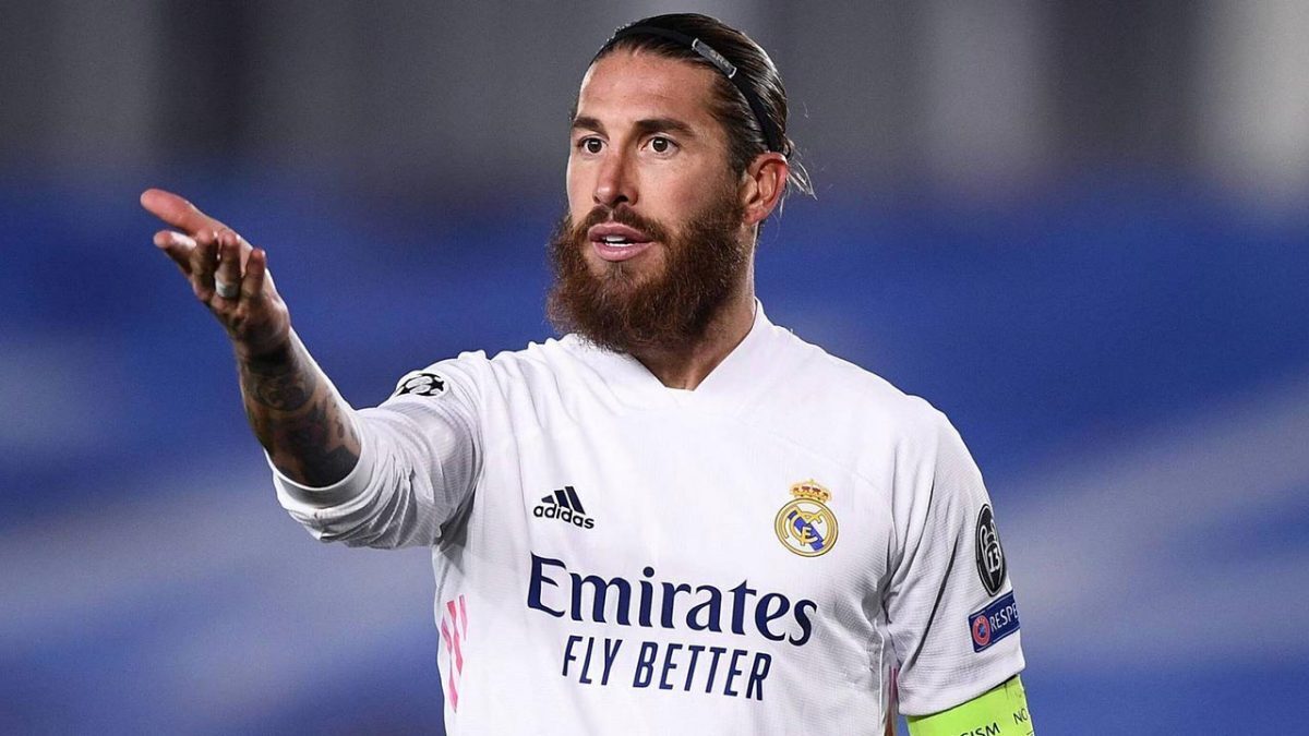 Sergio Ramos con el Real Madrid