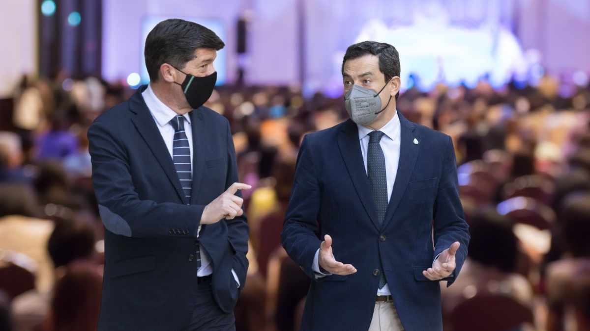 Juanma Moreno y Juan Marín