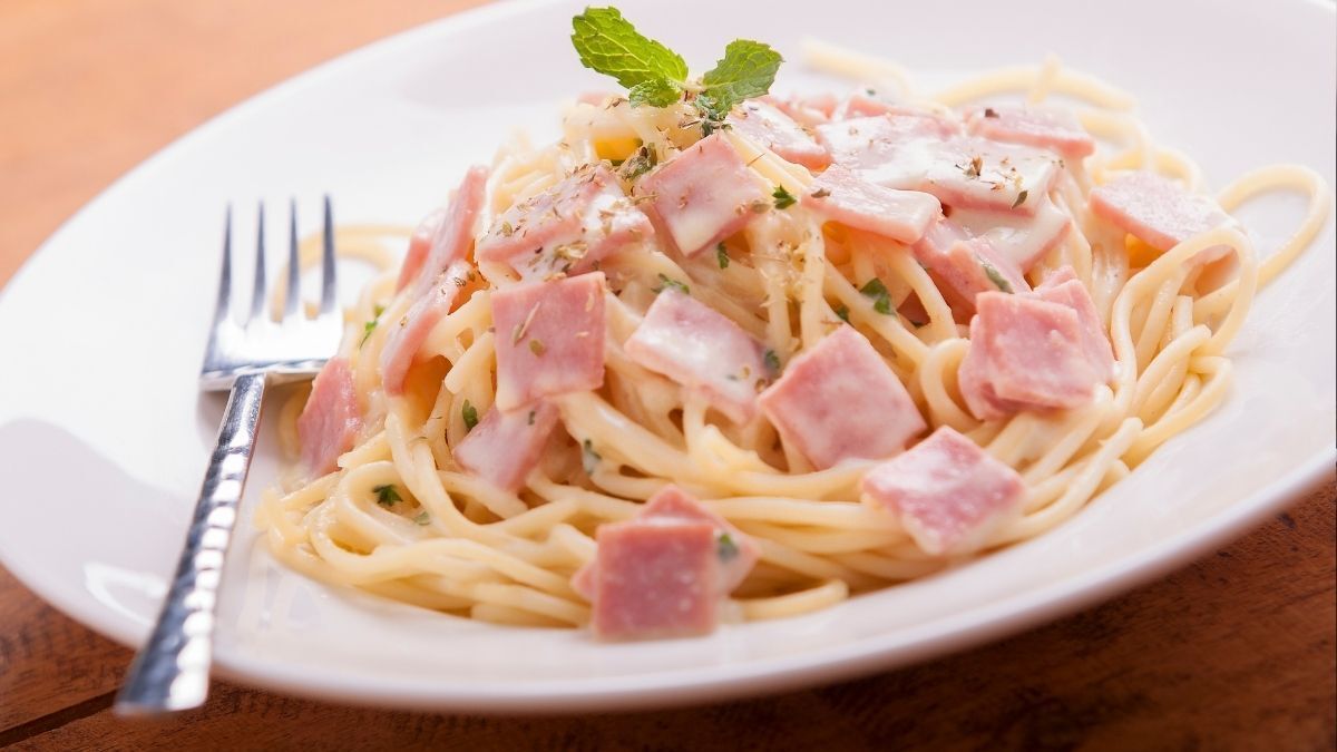 Espaguetis a la carbonara 