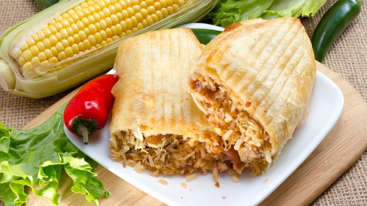 Chimichanga plato mexicano