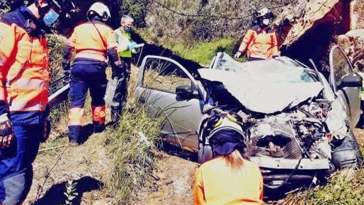 Accidente mortal en la Yunquera | Bomberos