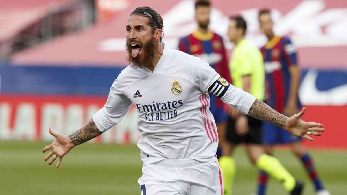 Sergio Ramos con el Real Madrid