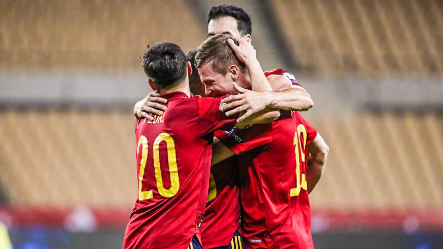 Gol de España Contra Kosovo