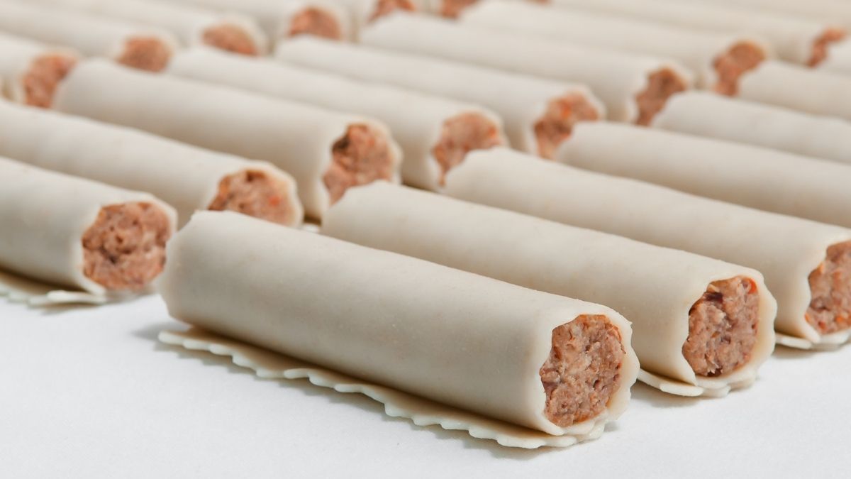 Preparación de canelones 