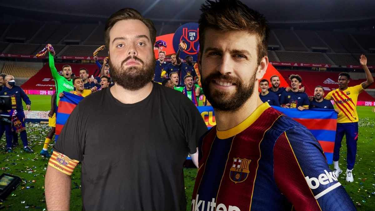 Ibai Llanos y Gerard Pique