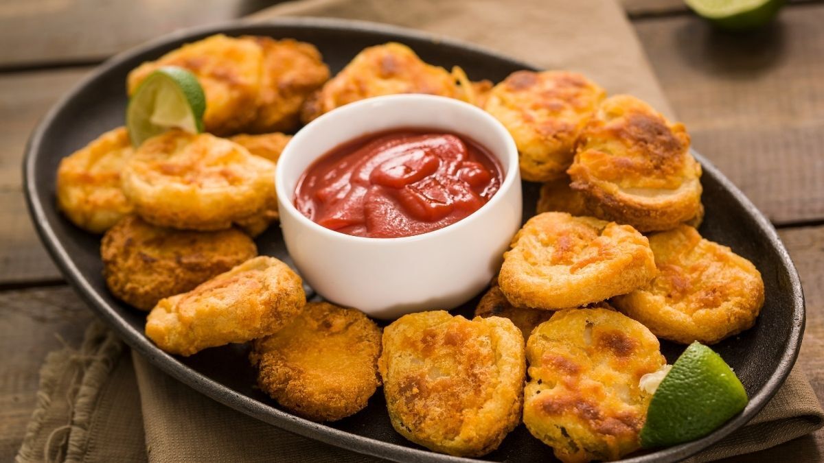 Nuggets de Pollo con salsa barbacoa