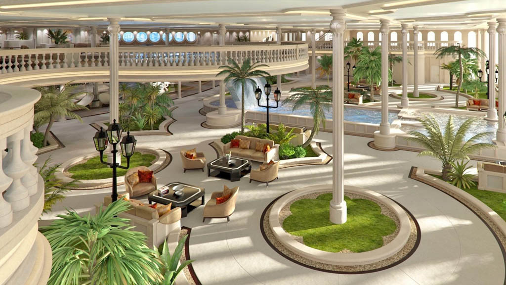 Interior del yate The streets of Mónaco