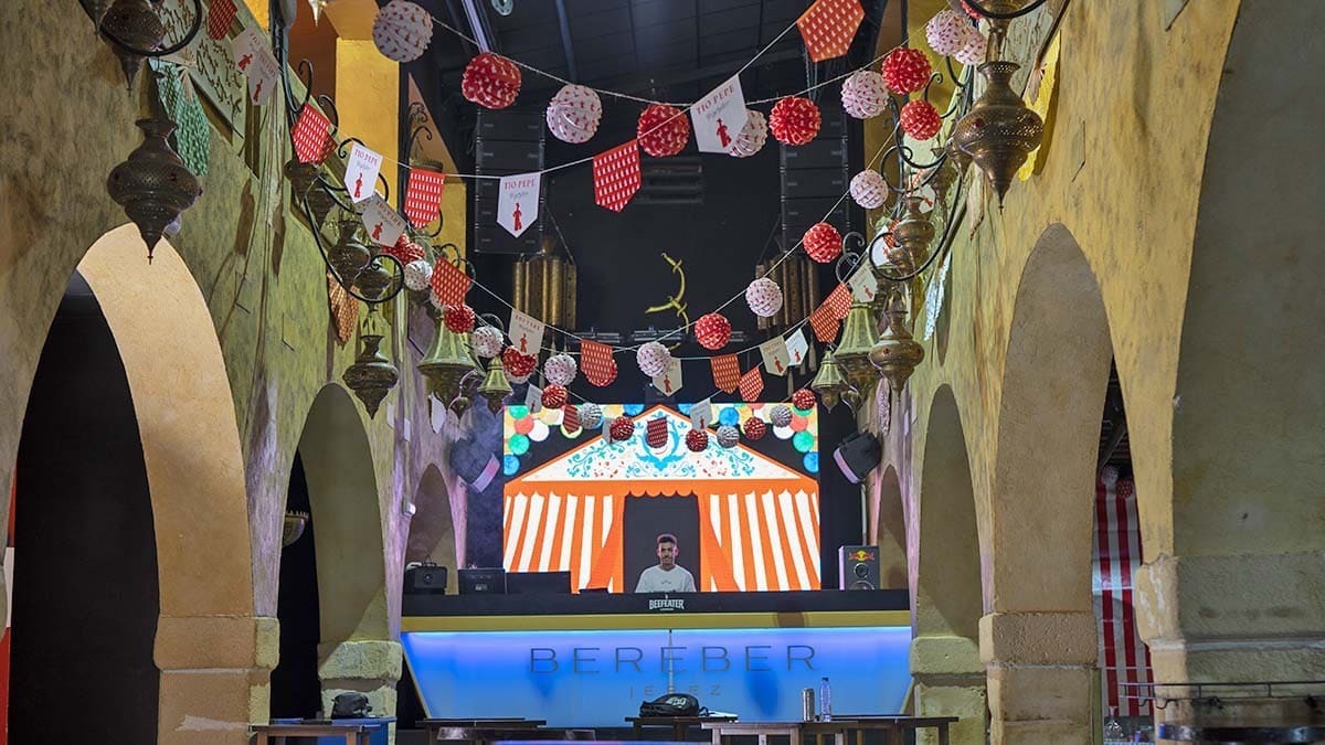 Decorado de Feria de la sala Bereber | Foto de Danny JCelis