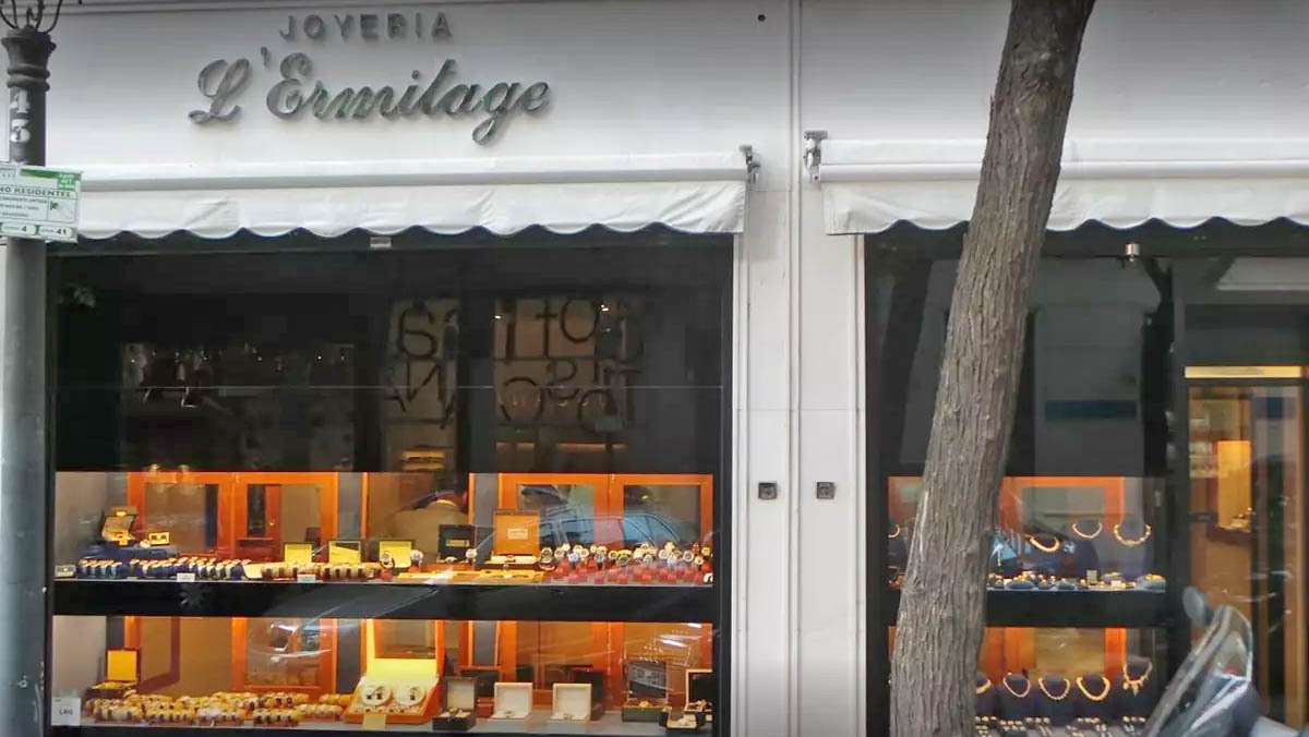 Joyería L'Ermitage de <a  data-cke-saved-href='/tag/madrid' href='/tag/madrid'
                                       target='_blank'>Madrid</a>