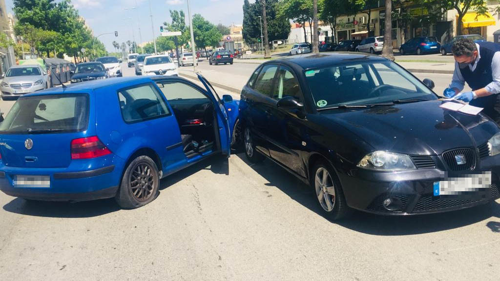 Accidente en Avenida de Arcos en Jerez de la Frontera 