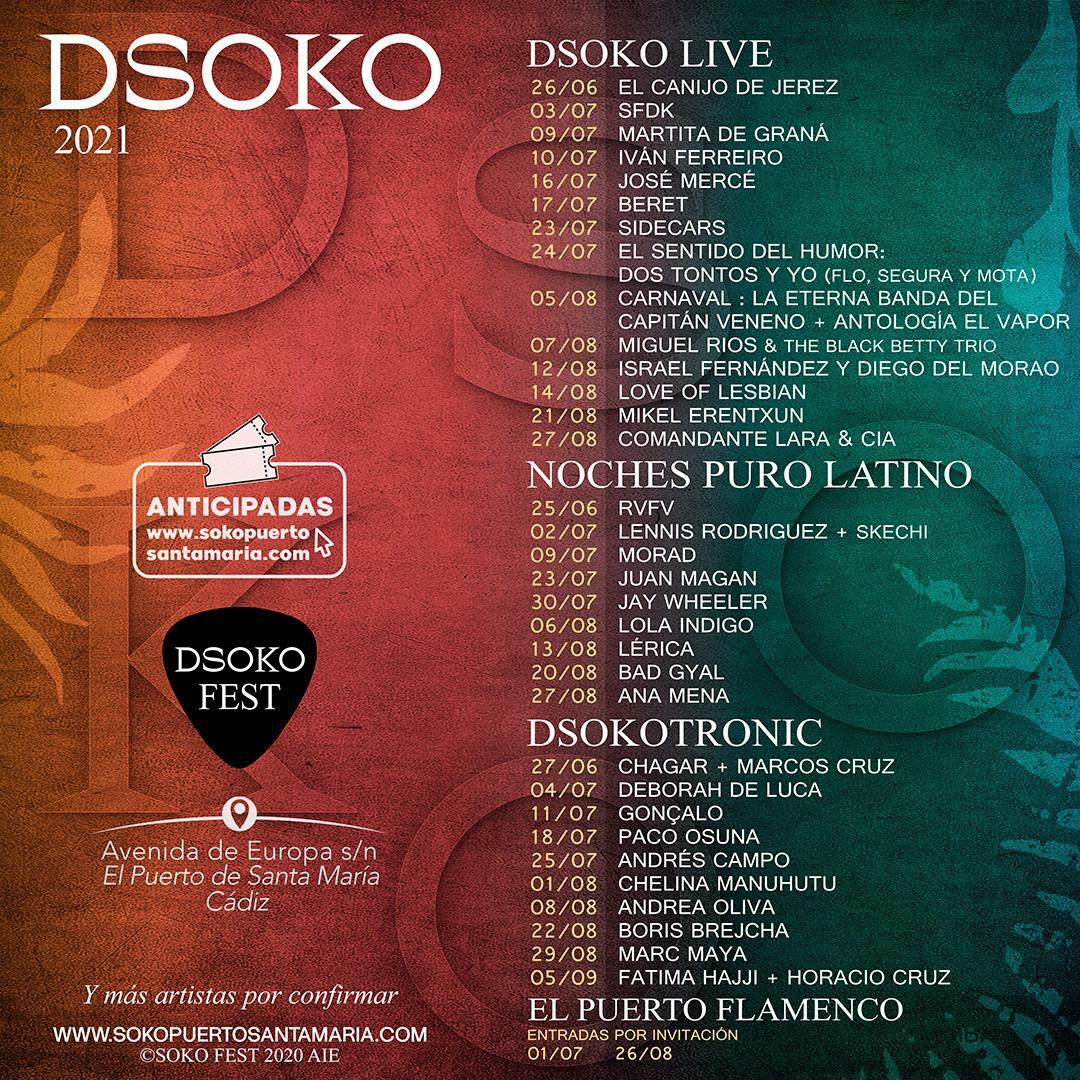 DSOKO FEST Calendario