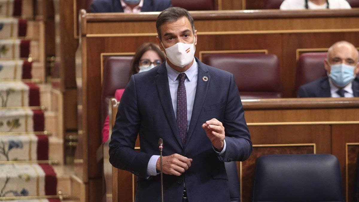 Pedro Sánchez en el Congreso de los Diputados | Foto de Europa Press