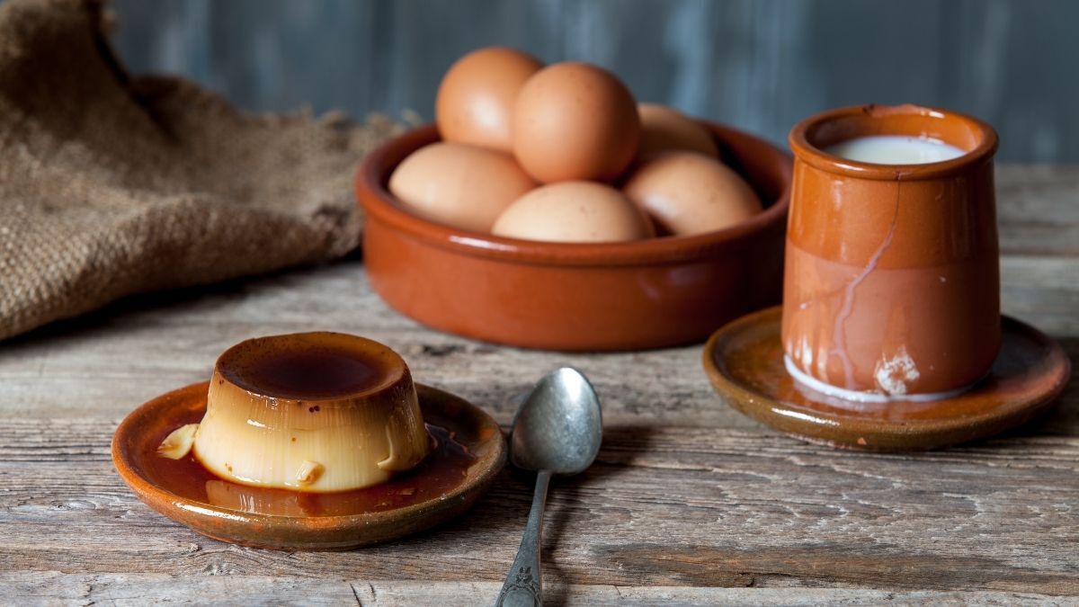 Ingredientes del Flan de Huevo