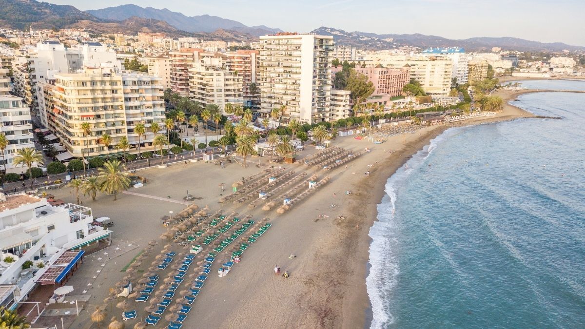 Vista aérea de Marbella