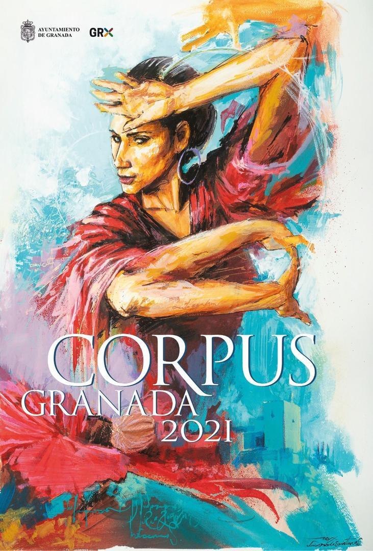 Cartel Corpus Christi de Granada 2021