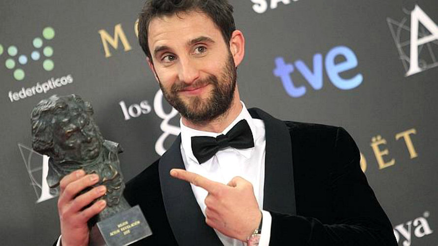 Dani Rovira con el Goya a actor revelación