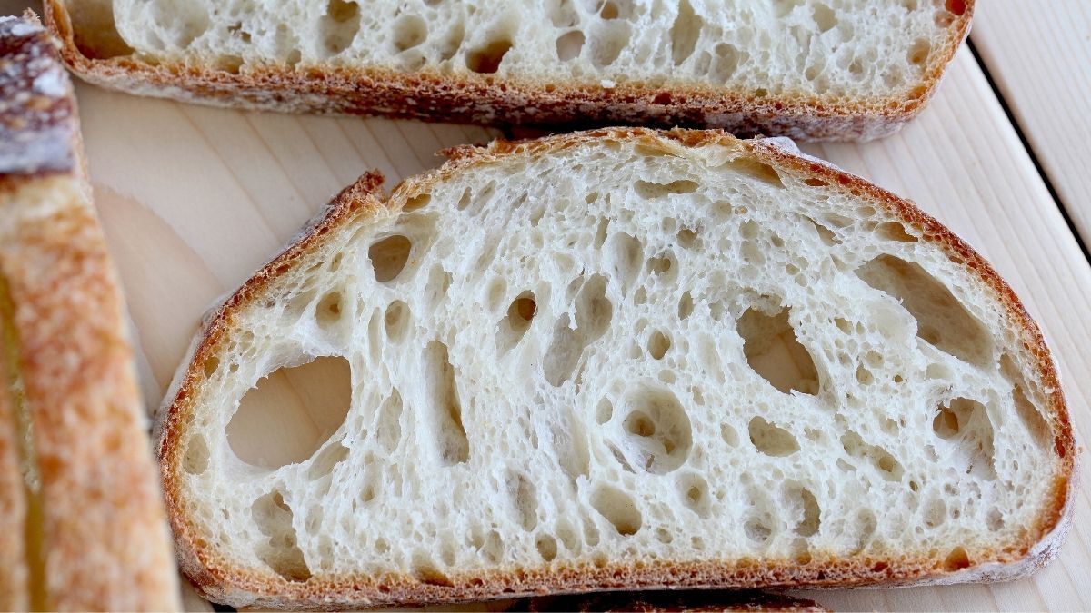 Pan realizado con masa madre