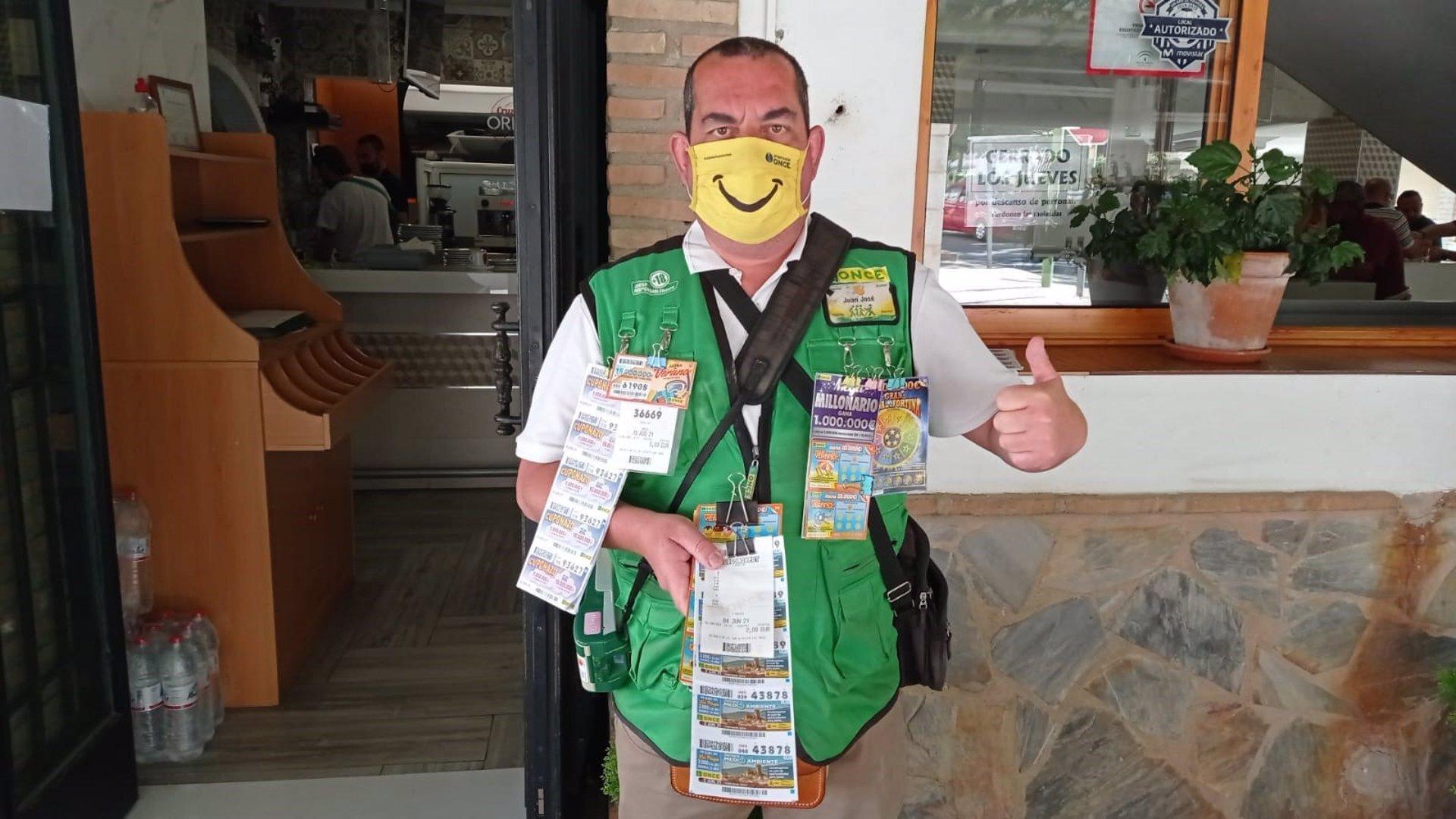 Juan José Pozo, vendedor de la Once