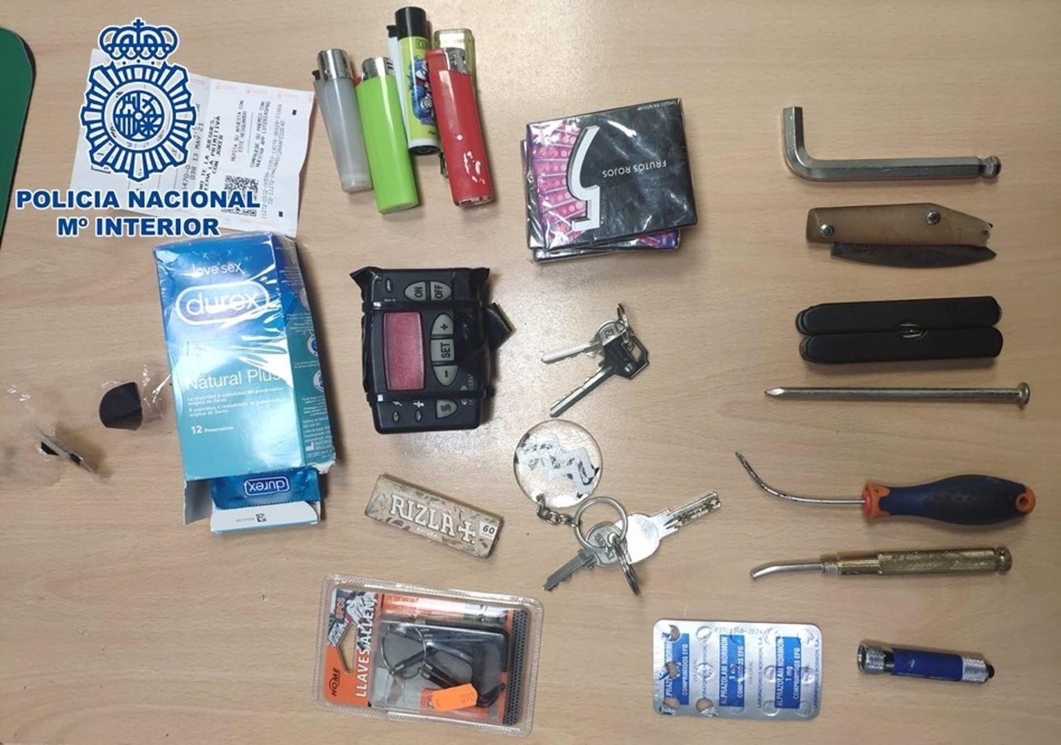 efectos intervenidos