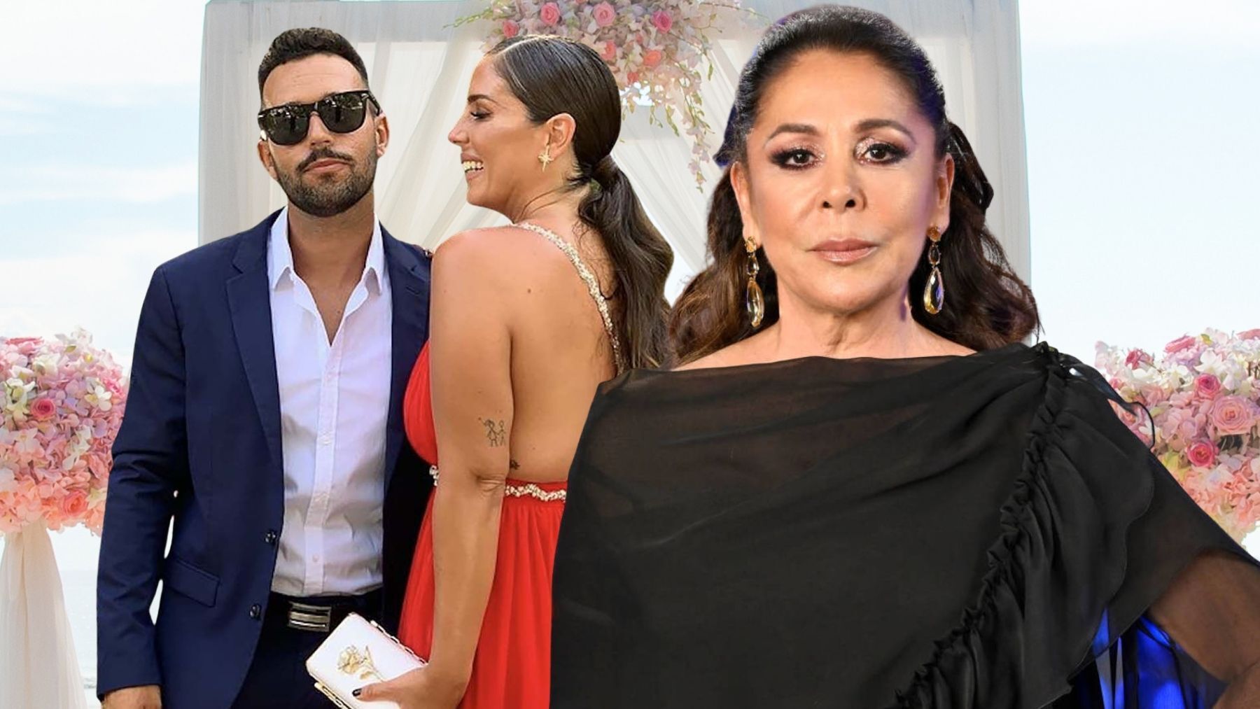 Anabel Pantoja boda Omar Sánchez sin Isabel Pantoja