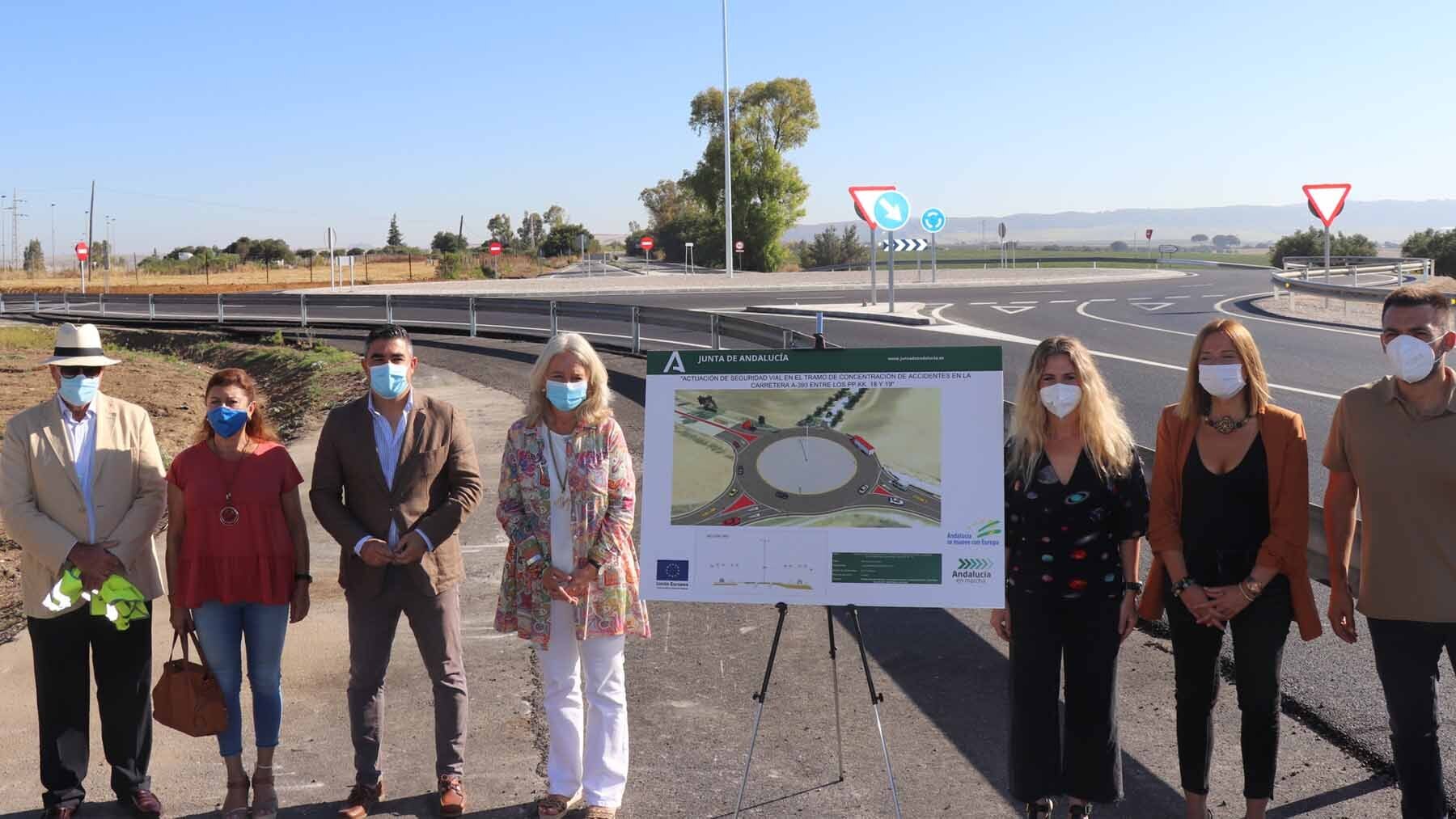 210702 Inauguración Rotonda A-393 1