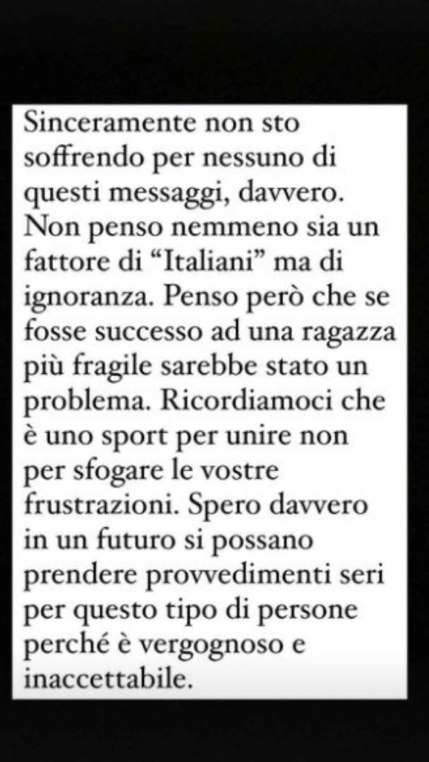 Mensaje Alice Campello Instagram