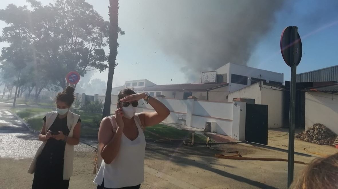 Incendio en Almonte (Huelva)