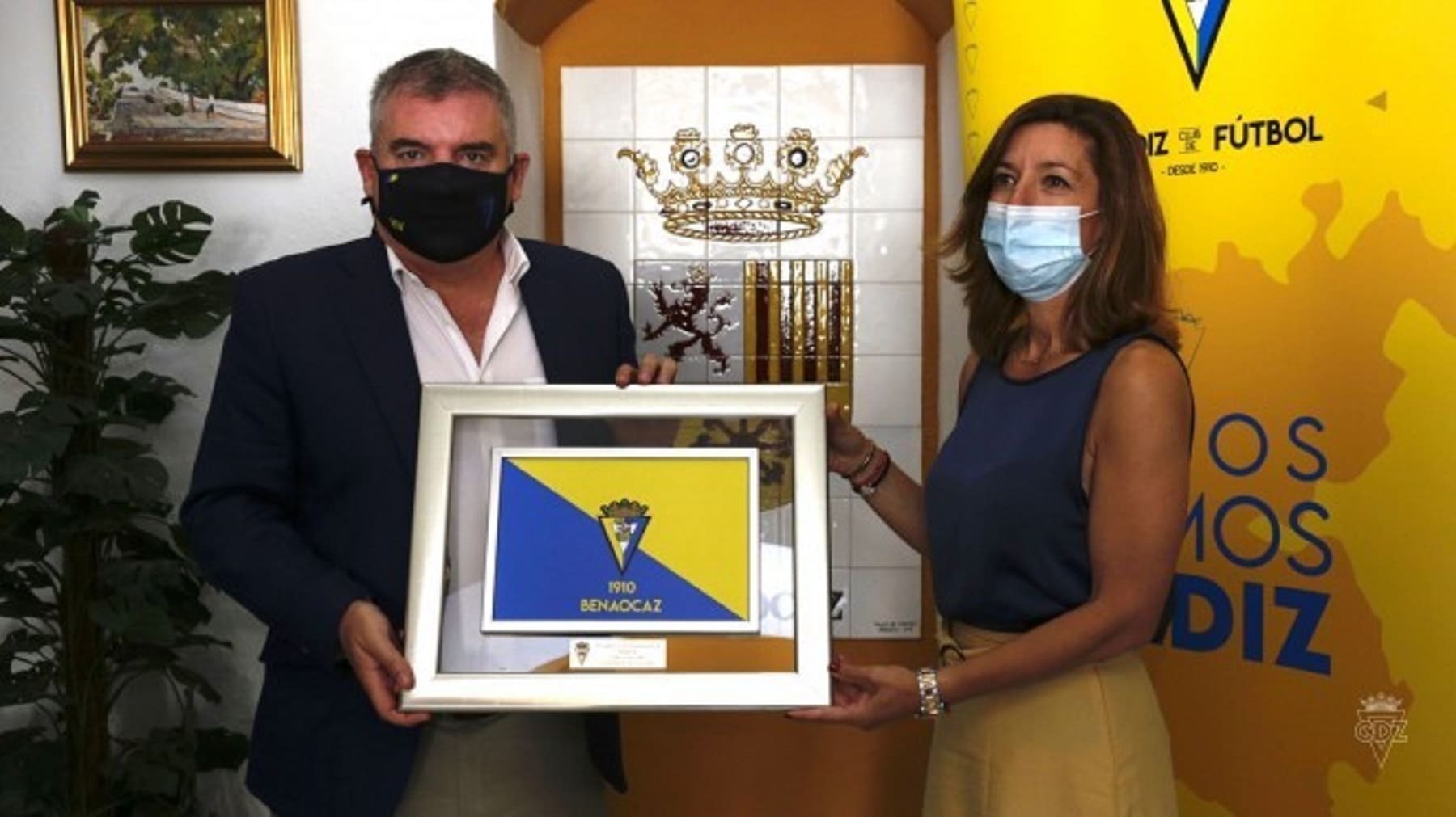 Visita del Cádiz CF a la Sierra